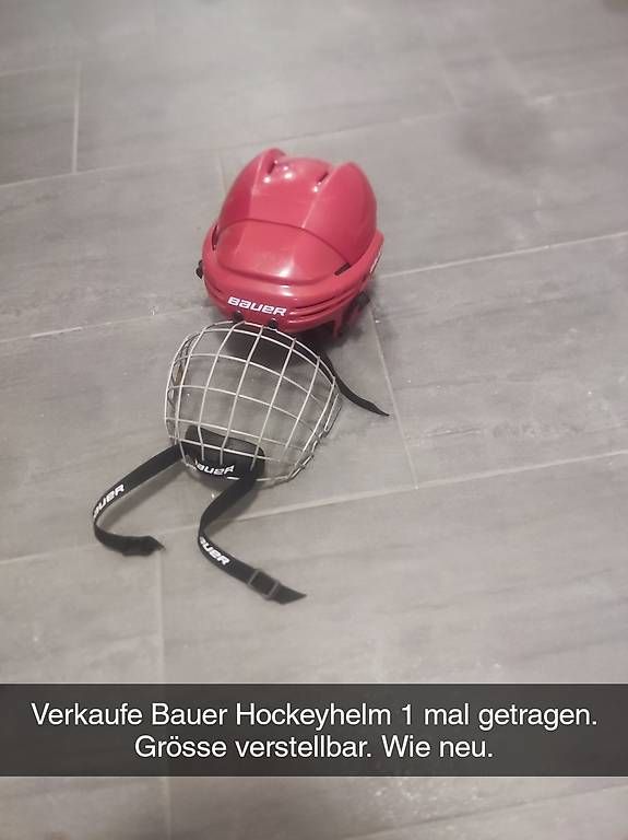 Bauer Caschi: Neuer Hockey Helm Bauer – Nuovo (secondo la descrizione) da Oberiberg venduto da Guidodett 1
