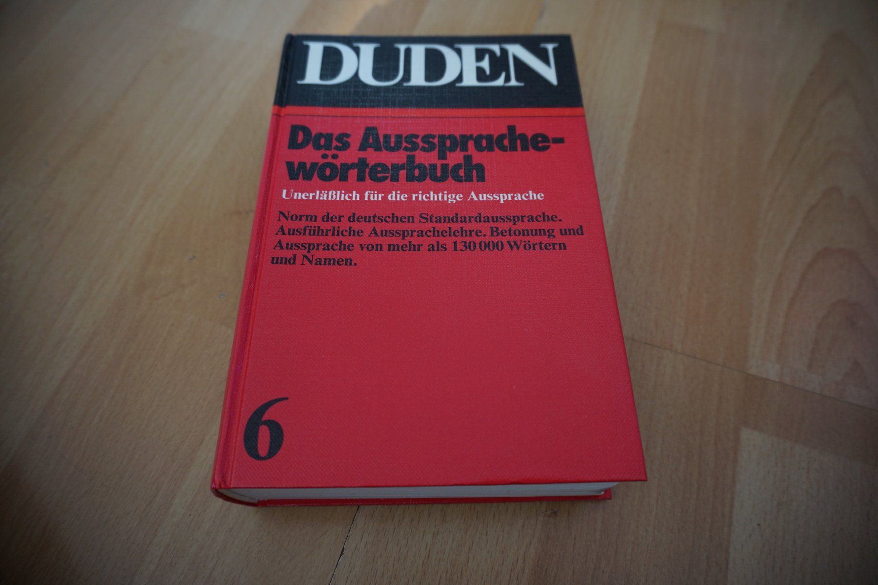 Libri: Duden Aussprachewörterbuch, Nr. 6 – Usato da Zürich venduto da einalemjena