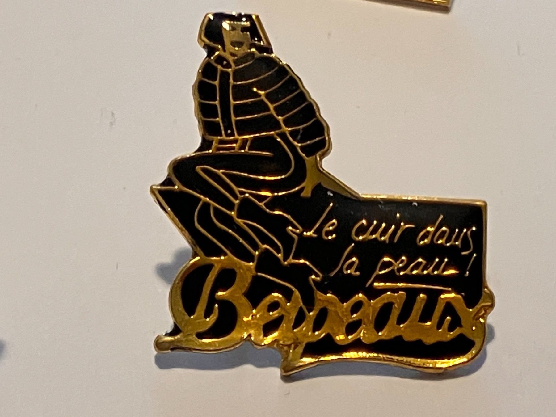 Placchette & Badge: 1 Pin Belpeaux Leder – Usato da Basel venduto da djwwpp