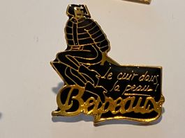 1 Pin Belpeaux Leder
