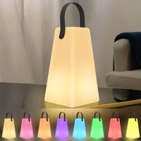 LED Outdoor Lampe mit Fernbedienung Tragbare Tischlampe