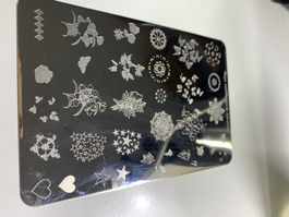 Nagelstampfer Nailart Platte, Frühling Sommer Bl...