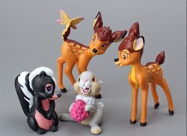 Figuren: 7 BAMBI FIGUREN - MINIFIGUREN - 5 BIS 9cm – Neu und originalverpackt aus Kriens von swissgadget 1