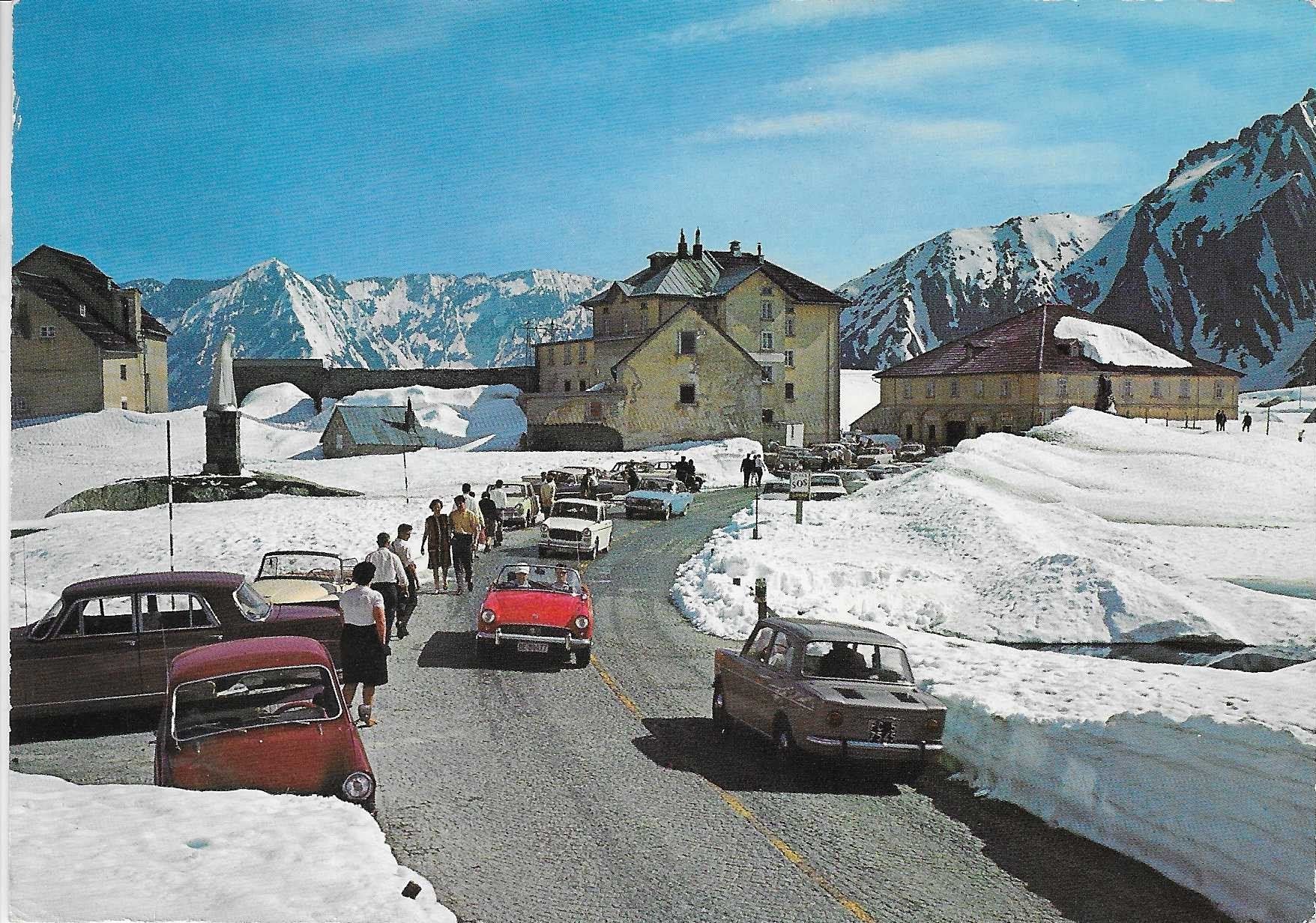 Cartoline postali: San Gottardo-Gotthardhospiz TI – Usato da Rothrist venduto da Stranglehold