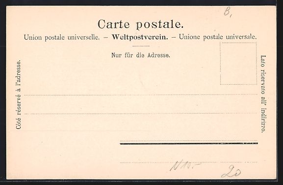Cartoline postali: AK Champéry, Strassenpartie mit Kirche – Usato da Berlin venduto da bartko-reher 1