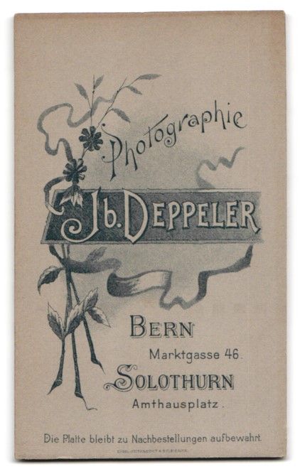 Fotografie & Manifesti: Fotografie Jb. Deppeler, Bern, Marktgass – Usato da Berlin venduto da bartko-reher 1