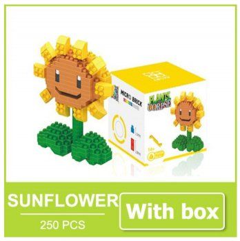 Nanoblock Kit di costruzioni: 7042A - Lboyu - Plants Corpse - Sunflower – Nuovo e nell'imballaggio originale da Hochdorf venduto da ruest-online