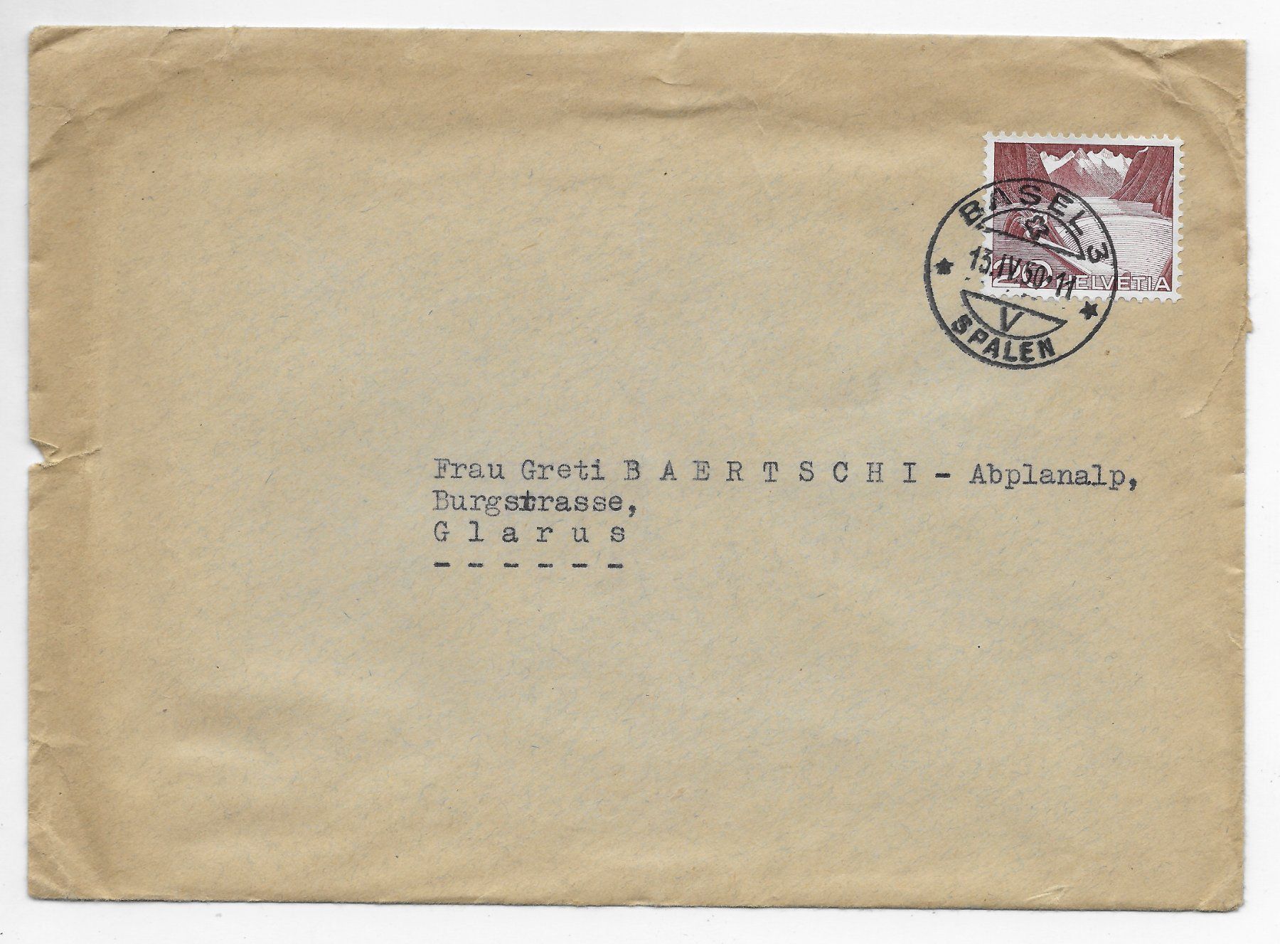Alle Briefmarken: Urtype auf Brief Kat.500.- – Gebraucht aus Hefenhofen von Richsalz