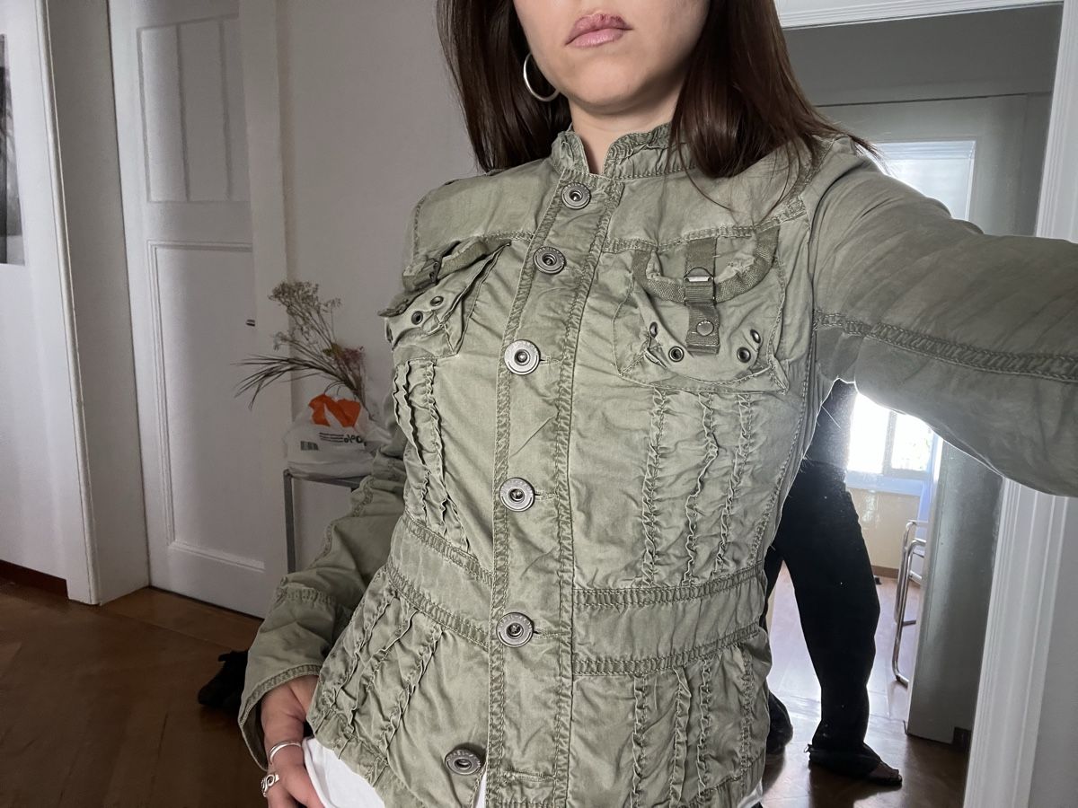 Mexx Giacche: veste kaki style militaire  – Nuovo (secondo la descrizione) da Neuchâtel venduto da ale_xv2m 1