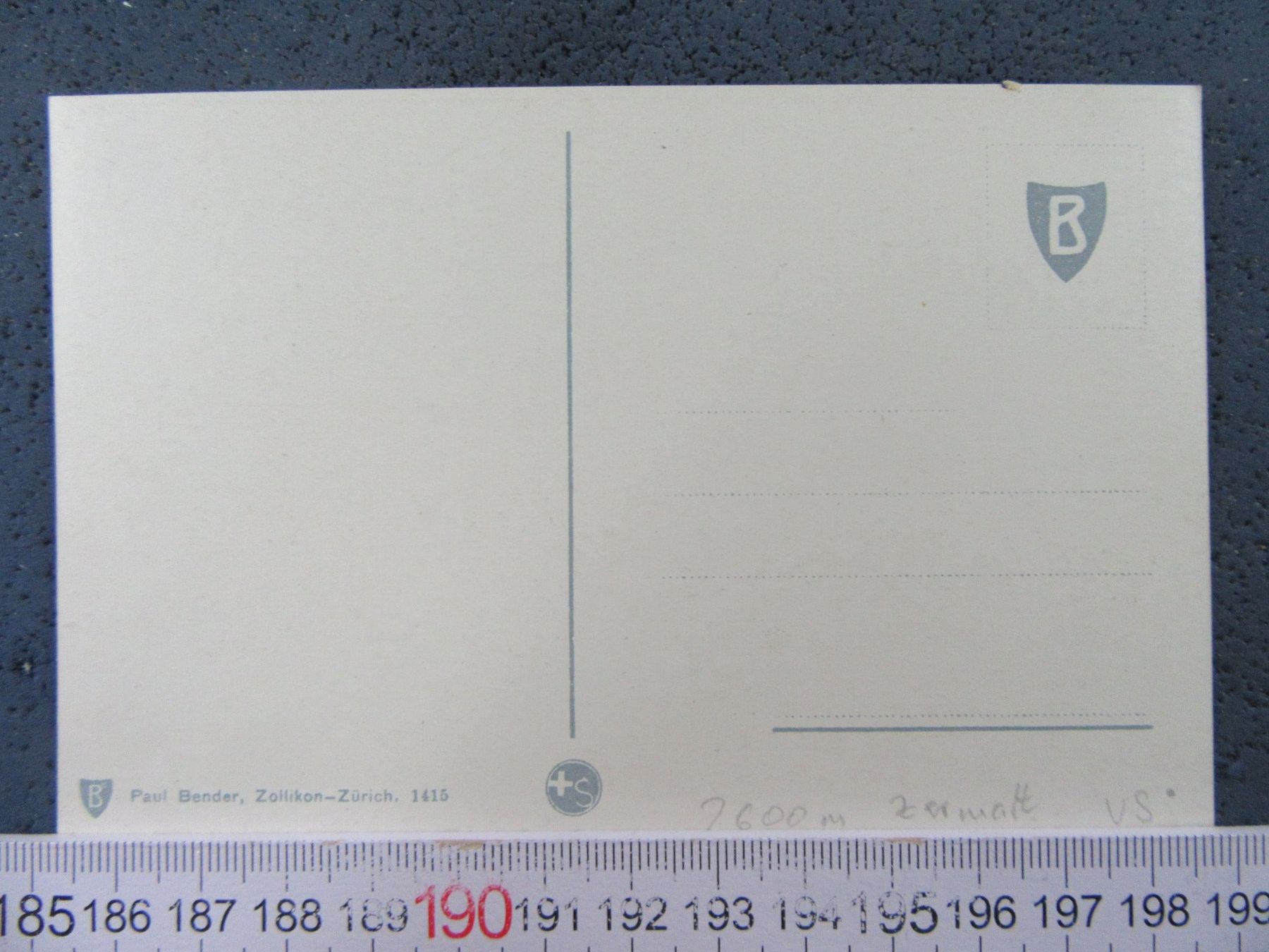 Cartoline postali: SCHWARZSEE HOTEL OB ZERMATT VS AK – Usato da Ettingen venduto da Hausi4711 2
