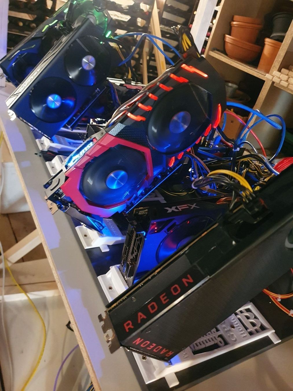 Coin Miner: RIG ETH 197 Mh/s 7 x GPU Ethereum – Usato da Flurlingen venduto da LS2011100 8