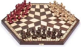 Schach für DREI Spieler 54 Zentimeter