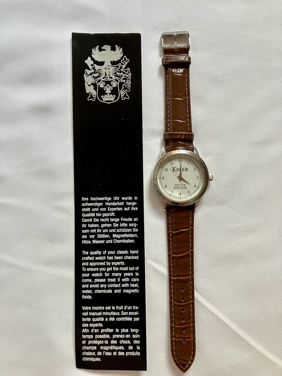 Eiger Orologi: Uhr Eiger - Silver Edition - ungetragen  – Nuovo e nell'imballaggio originale da Andwil SG venduto da Kaltbrunner