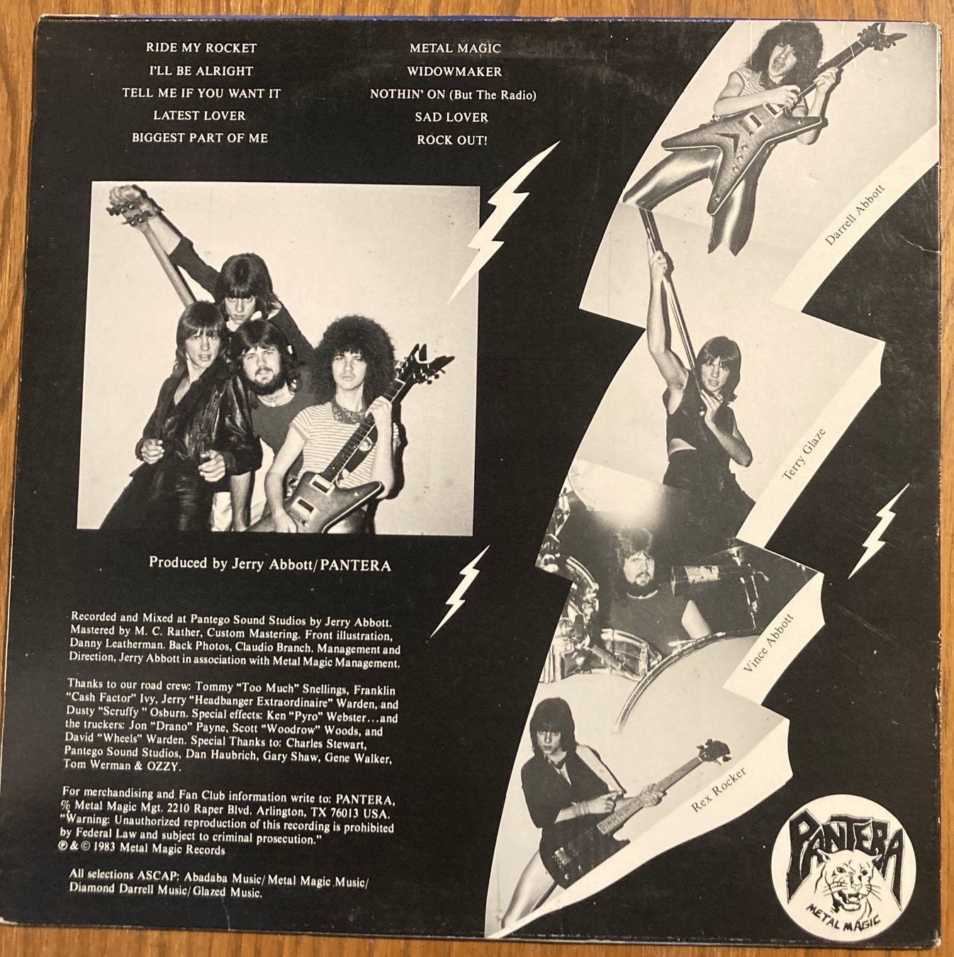 Vinyles: PANTERA "Metal Magic" 1983 Erstpressung RAR!! – D'occasion à Attiswil par Jay70 1
