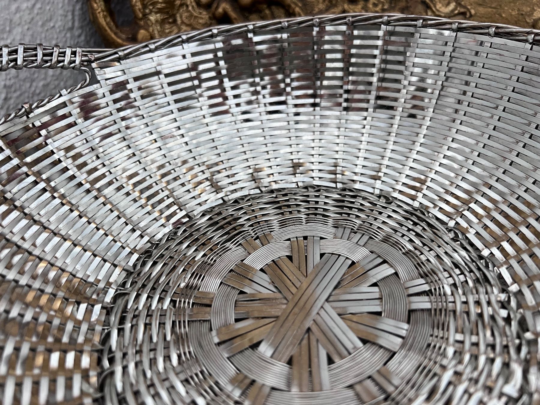 Autres antiquités ou arts: Alte Brotkorb - versilbert? – Neuf (Voir description) à Walzenhausen par Cerna007 6