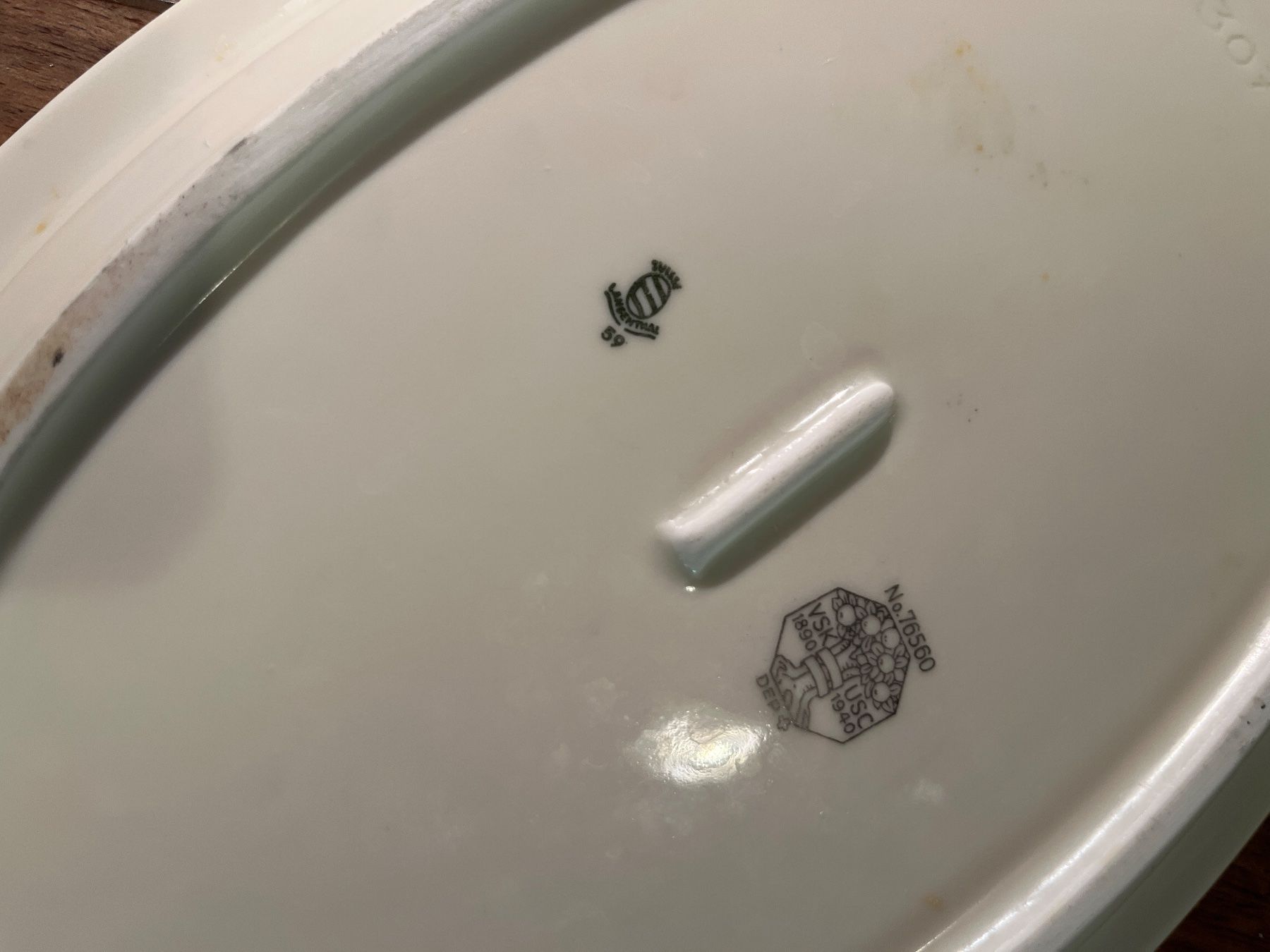 Piatti di portata: flacher ovaler Servierteller, 31 cm, Langenthal 59 – Usato da Wila venduto da Fritz-Wila 1