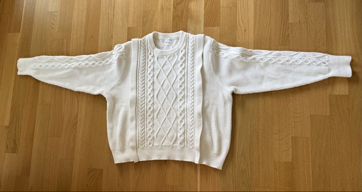 Mango Maglioni & Felpe: MANGO, Strickpullover, creme, Grösse XL – Usato da Basel venduto da sel_g 2