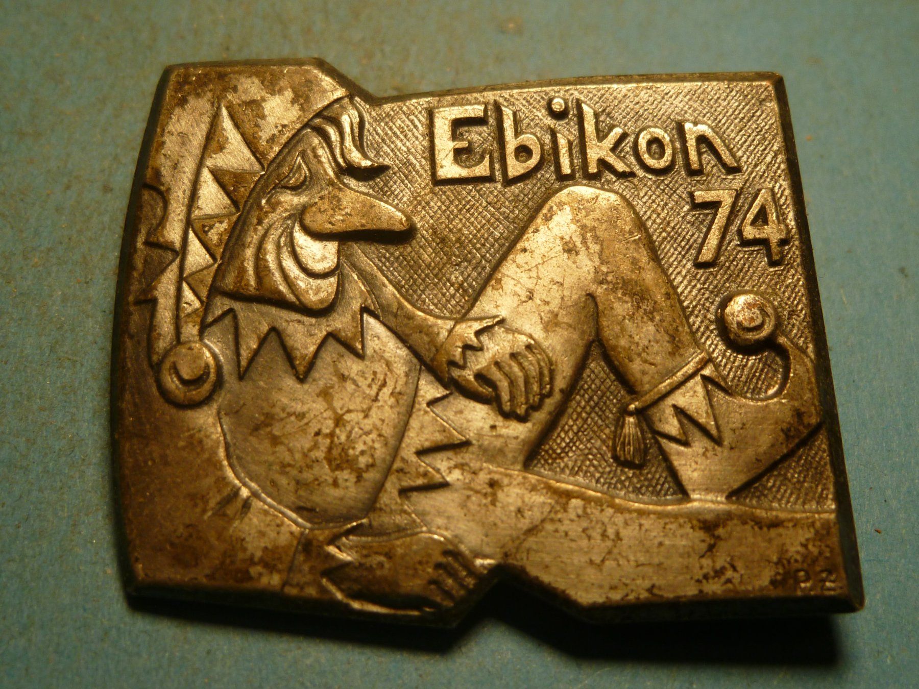 Plaketten & Abzeichen: EBIKON  1974 SILBER – Gebraucht aus Ried (Muotathal) von Mandarin02