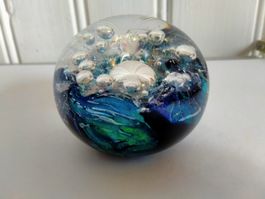 Briefbeschwerer Paperweight Glaskugel Glas Kugel