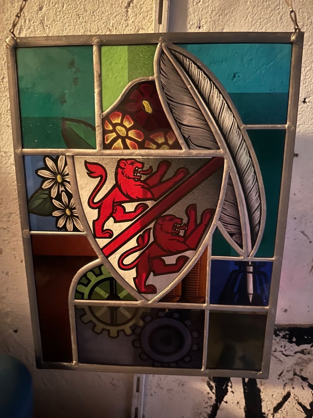 Altro in Antiquarato & Arte: Fensterbild bleiverglast Wappen – Usato da Frauenfeld venduto da aluma14