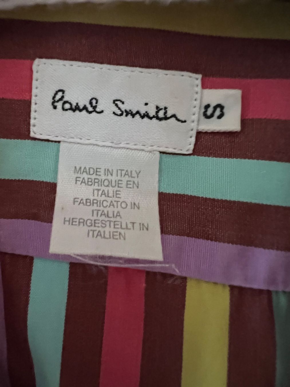 Paul Smith Camicie: Kurzarm Hemd Paul Smith gestreift Grösse S – Usato da Biel/Bienne venduto da Girasole232 1