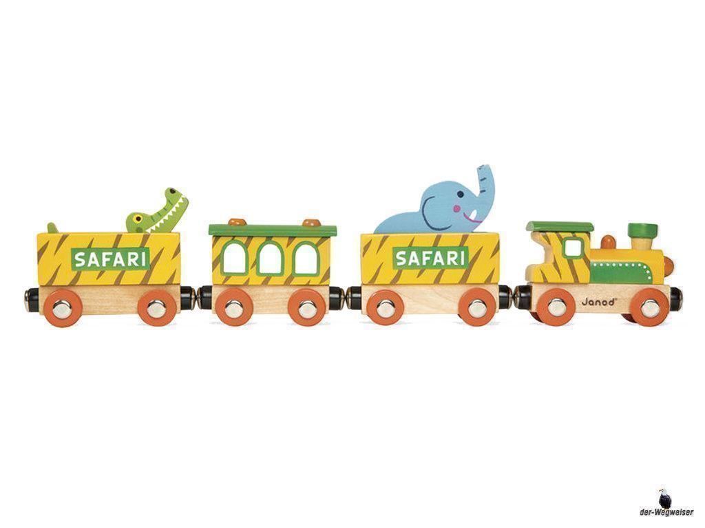 Janod Giocattoli: Janod, Story - Safari Express Eisenbahn – Nuovo e nell'imballaggio originale da Birsfelden venduto da der-Wegweiser 2