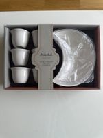 Ensemble tasses à café orientales 6 pièces céramique neuf po