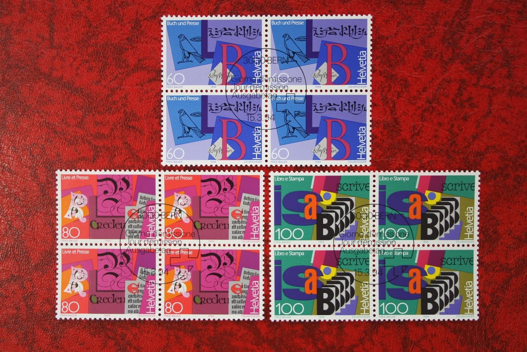 Tous les timbres: 1994:860-862  Et. mit Gummi – Neuf (Voir description) à Deitingen par Lglobi