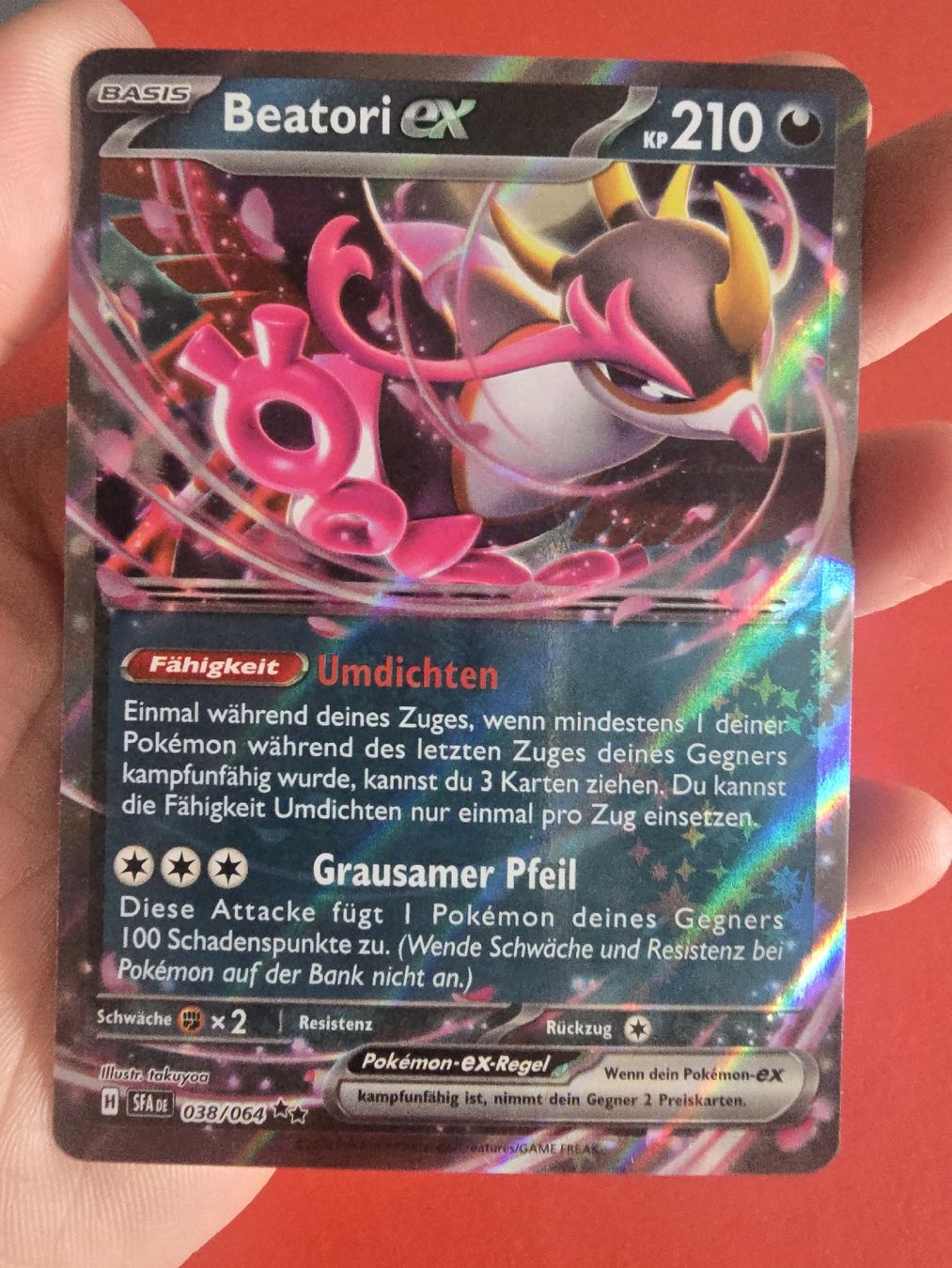 Pokémon Carte collezionabili: Pokemon, Beatori ex, 038/064,DE – Nuovo (secondo la descrizione) da Pfäffikon SZ venduto da gmw_8nk9