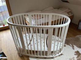 STOKKE SLEEPI Babybett Sleepi White