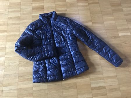 Leichte Übergangsjacke schwarz tailliert Gr S