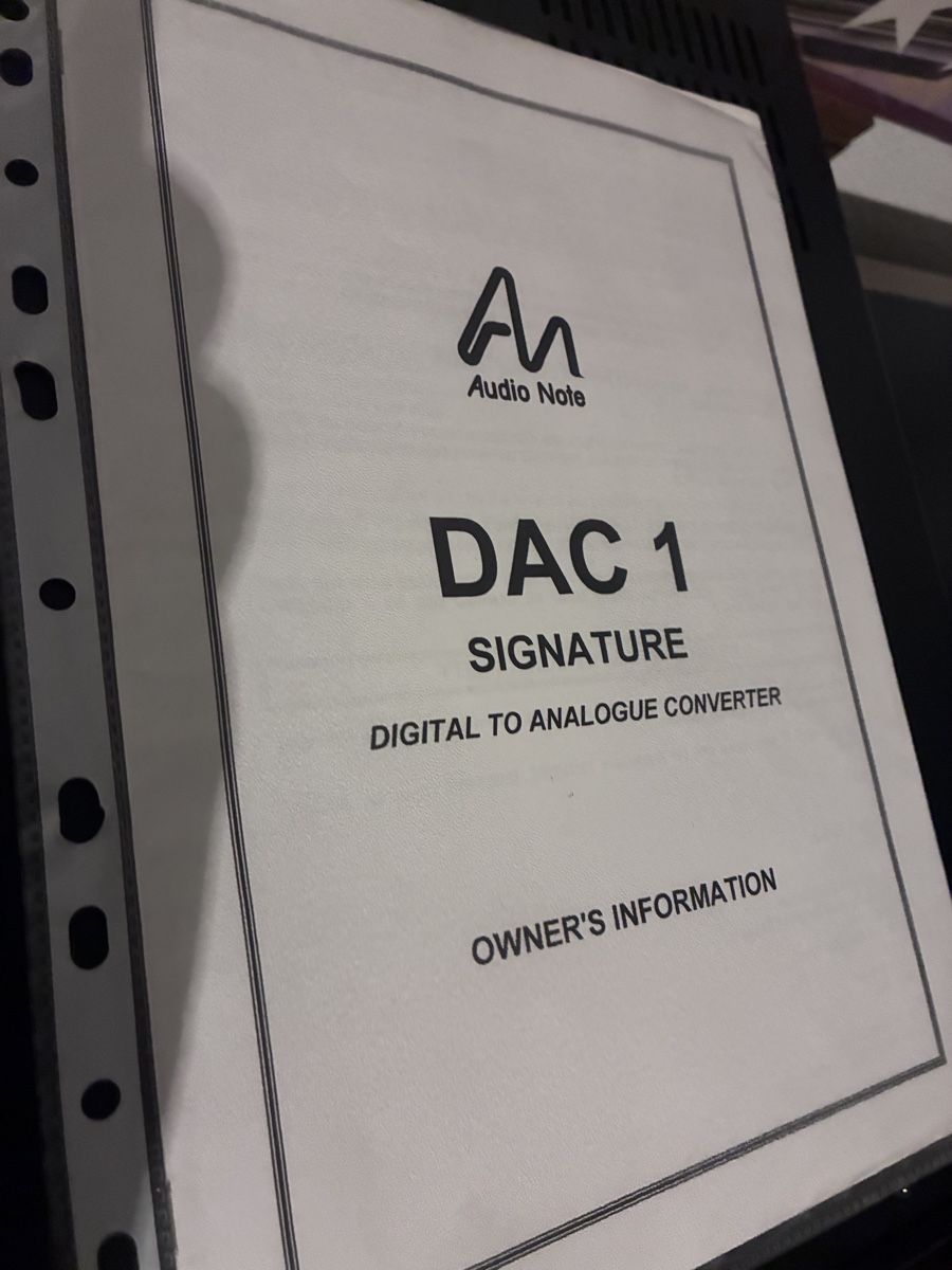 Audio Note Convertisseurs: Audio Note DAC 1 Signature – D'occasion à Ottikon par Hifi-Guru 2