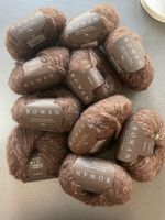 Wolle Rowan Fine Tweed Haze braun 50g 10 Knäuel neu