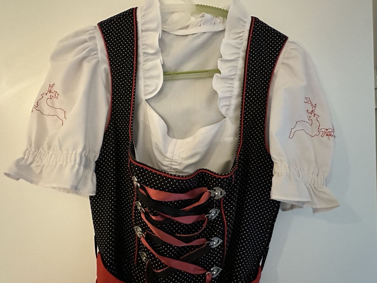 Costumi: Wiesnkönig Dirndl inkl. Bluse, Gr.40 – Usato da Rafz venduto da Dilifledermaus 1