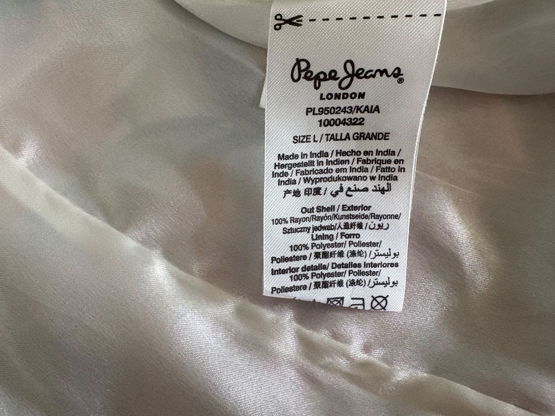 Pepe Jeans Kleider: Robe bustier fleurs PEPE JEANS | Bustierkleid Perlen Gr. L – Gebraucht aus Zürich von AnnaSa 7