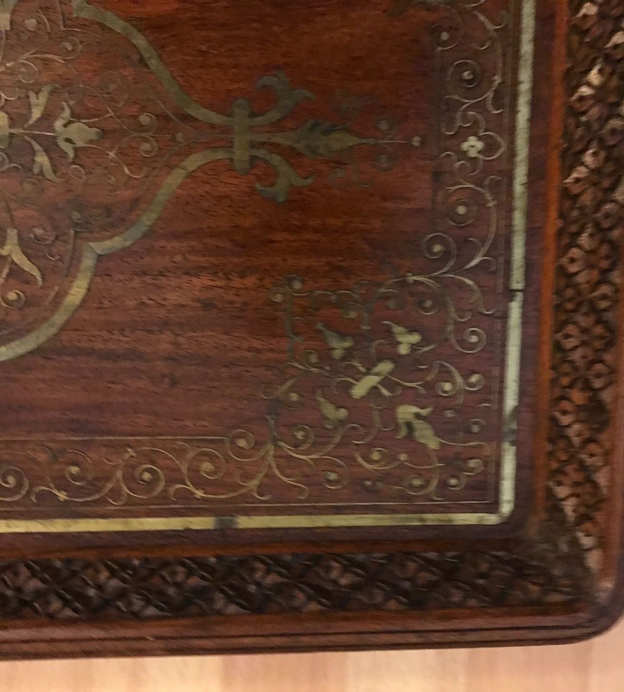 Articoli in legno: Tablett Servierbrett Einlegearbeit – Usato da Ennetmoos venduto da Tabakfrei 4