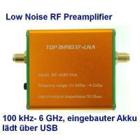Empfangsverstärker RF Preamplifier mit Akku/Bias-T