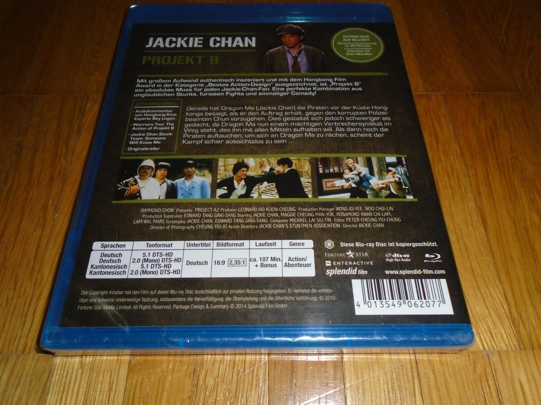 Tutti i DVDs: Jackie Chan - Projekt B - UNCUT – Nuovo e nell'imballaggio originale da Basel venduto da havsok 1