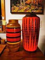  Vintage West Germany Bodenvasen von Scheurich  Fat Lava