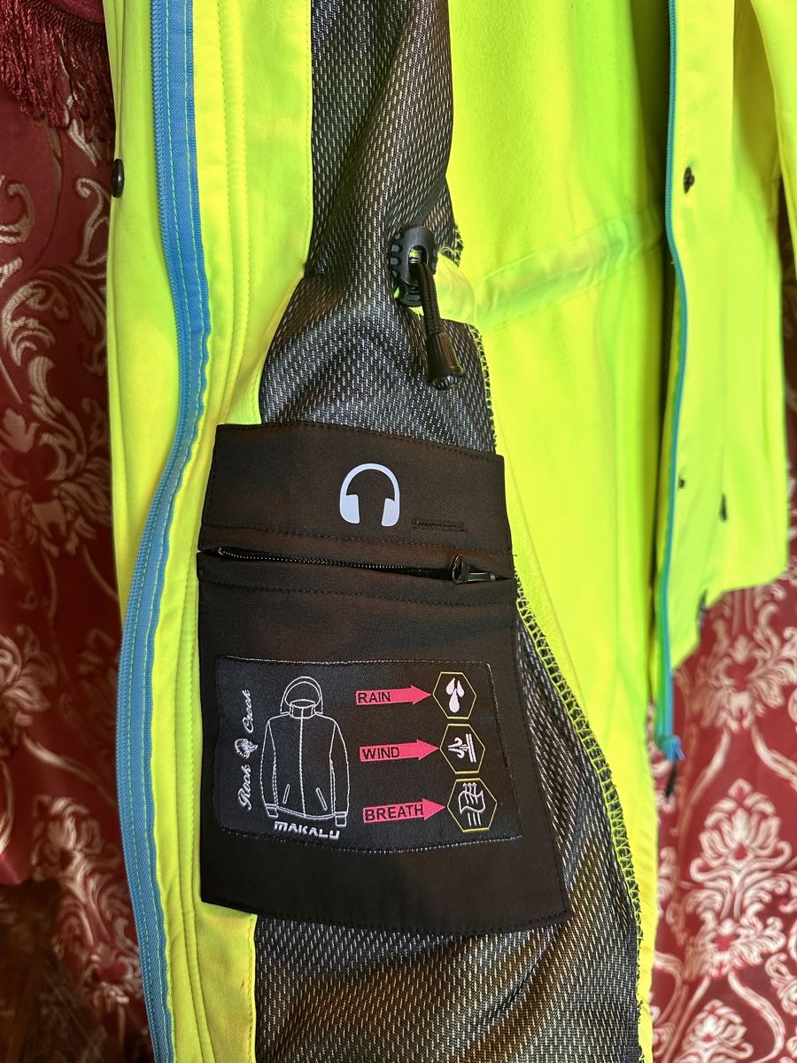 Giacche: Neongelbe Multifunktionsjacke, Windjacke, Regenjacke, M – Nuovo (secondo la descrizione) da Zollikon venduto da into-the-west 2