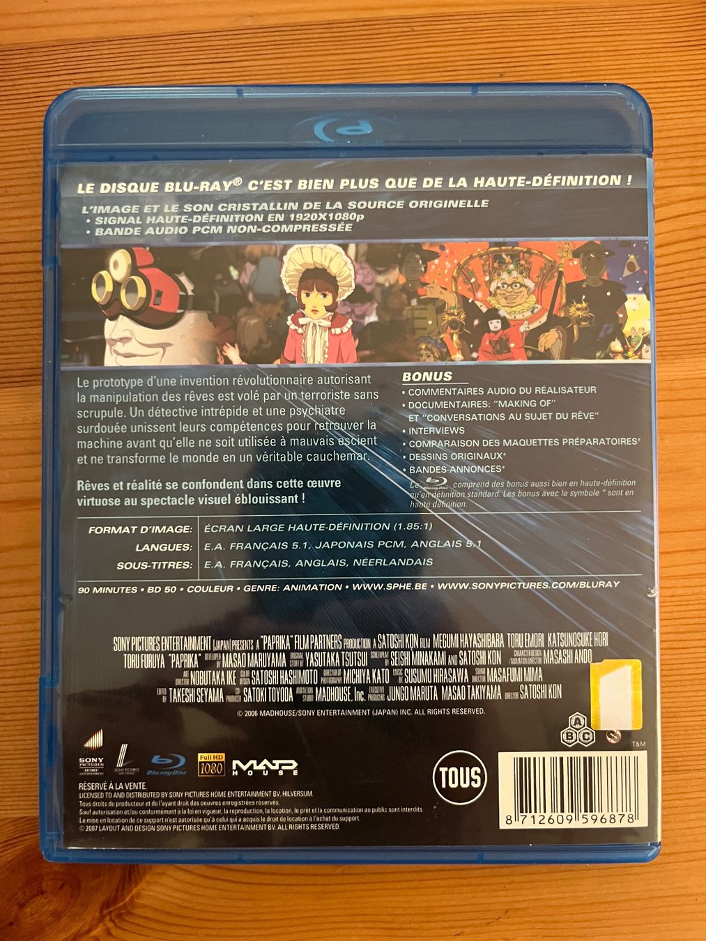 Tutti i DVDs: PAPRIKA - SATOSHI KON – Usato da Lausanne venduto da sbar224 1