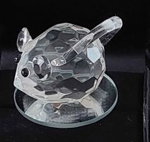 Glasmaus, Dekofigur, Geschenkidee, neuwertig