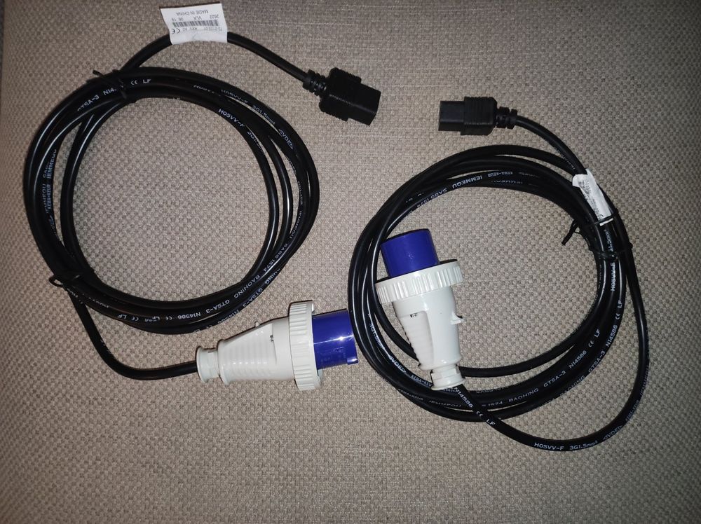 Stromkabel CEE - C19 Power Cable x 2 (Neu (gemäss Beschreibung)) in für ...