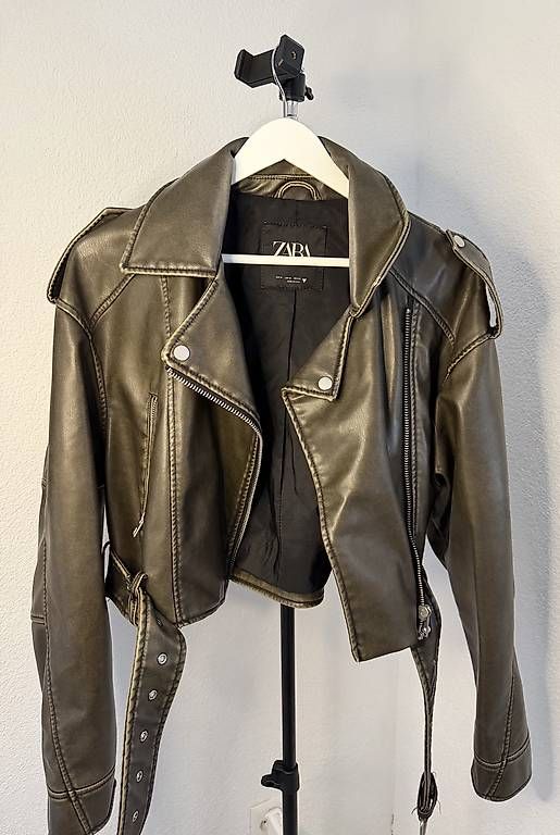 Giacche: ZARA Kunstleder-Bikerjacke – Usato da Rorschach venduto da Tara234 1