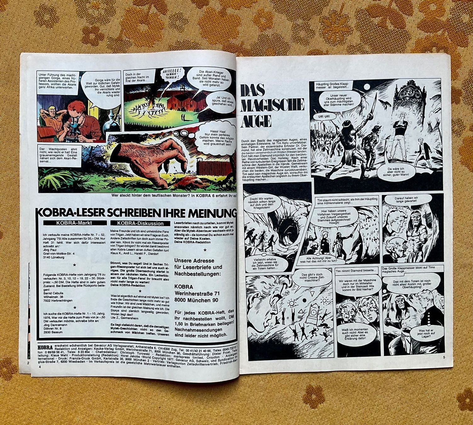 Fumetti: Kobra Heft Nr 5 von 1977 – Usato da Endingen venduto da nathan05 2