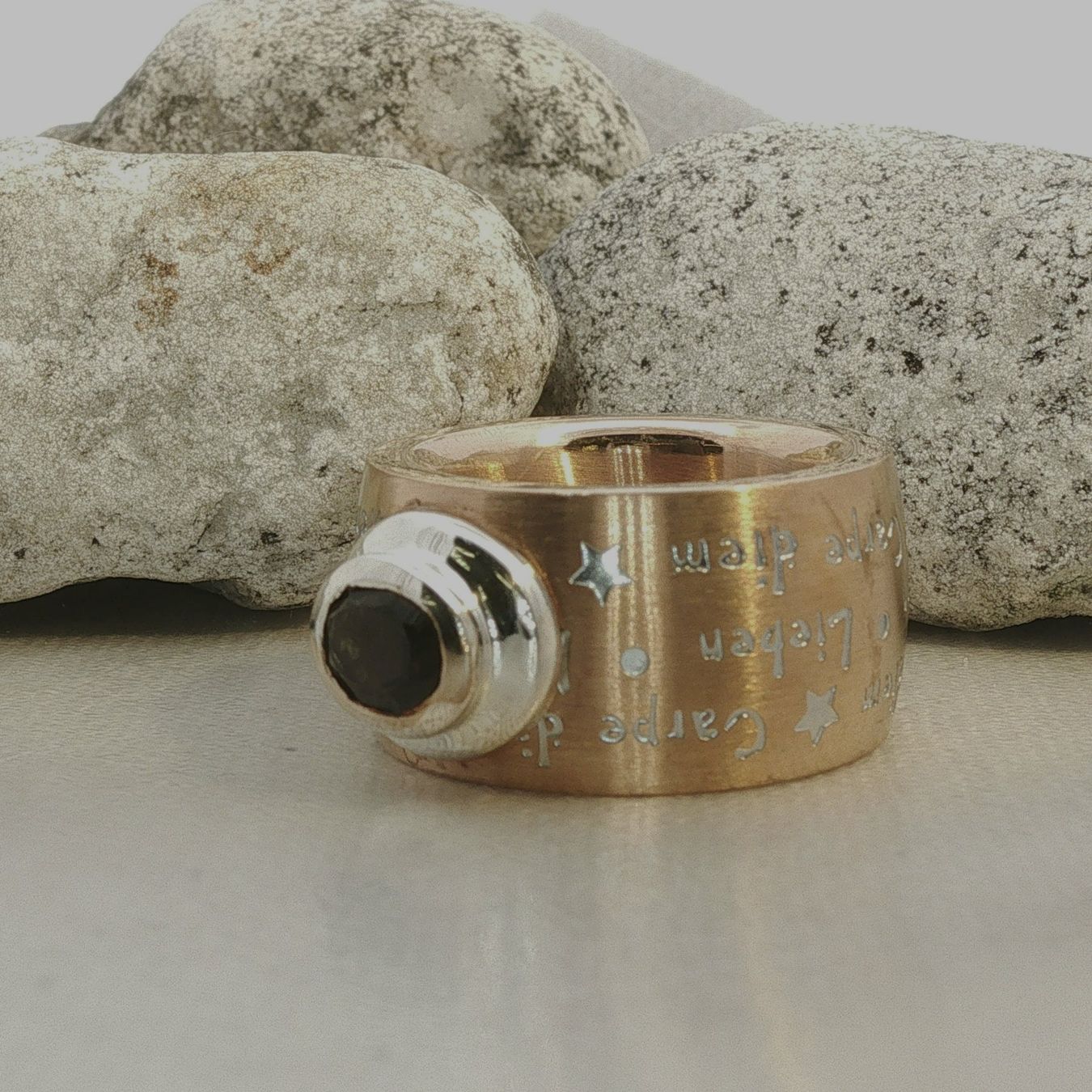 Olga Ribler Anelli: Edelstahl Statement Ring Ringgrösse 57 – Nuovo (secondo la descrizione) da Luzern venduto da Schmuckoutlet 4