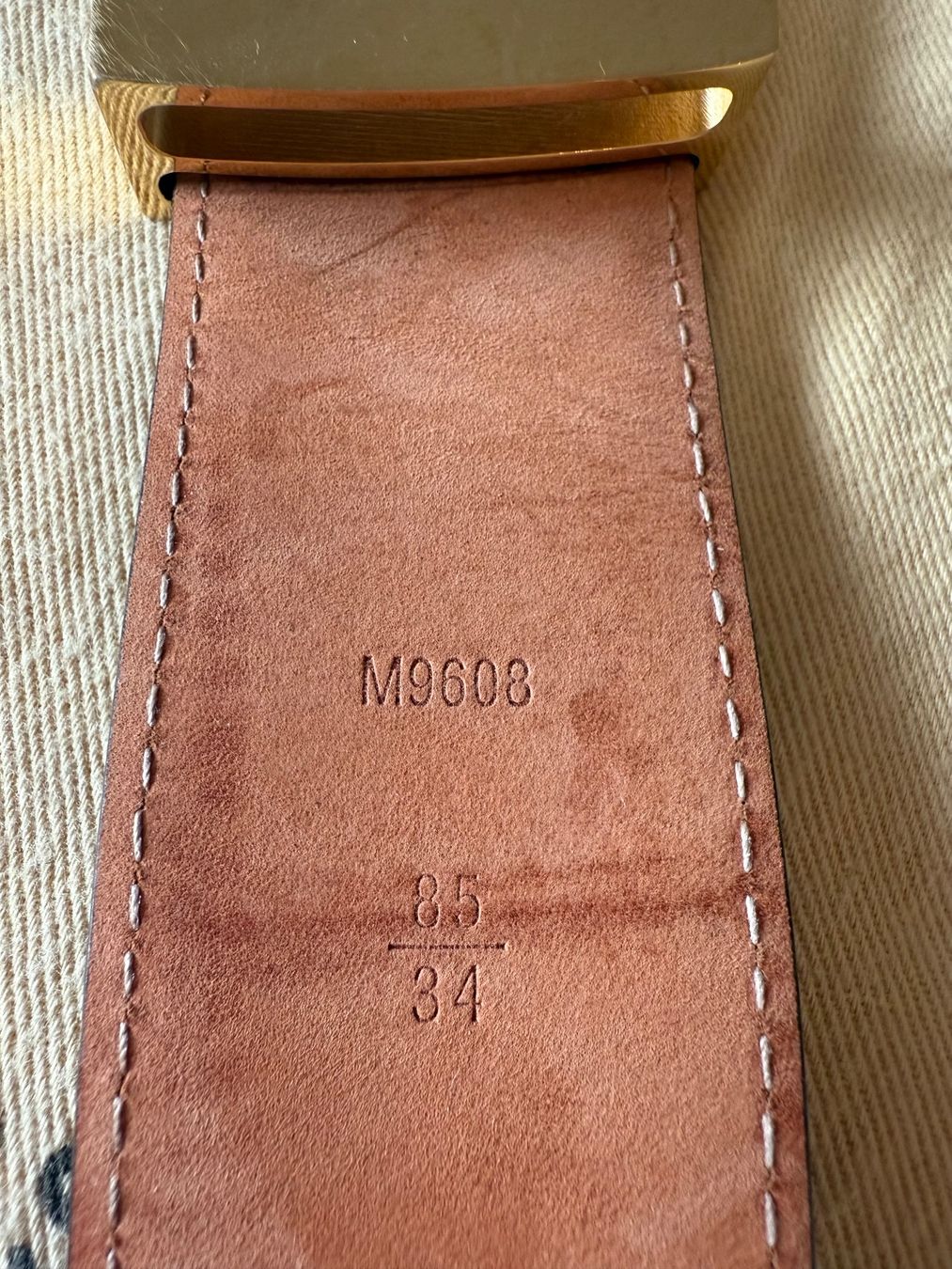 Louis Vuitton Cinture: LOUIS VUITTON MONOGRAM GÜRTEL – Usato da Castagnola venduto da joonam 2