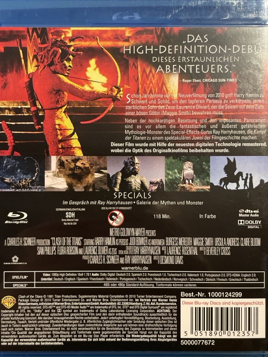 Tutti i DVDs: Kampf der Titanen (1981) – Nuovo (secondo la descrizione) da Waldenburg venduto da Gonzo8 1