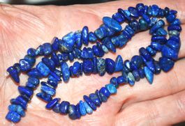 Stein Perlen Strang L-9215 – Lapislazuli 5-8mm 40cm
