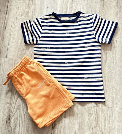 GR 122 6-7 J GUCCI T-Shirt & ZARA Shorts TOP Zustand ☀️
